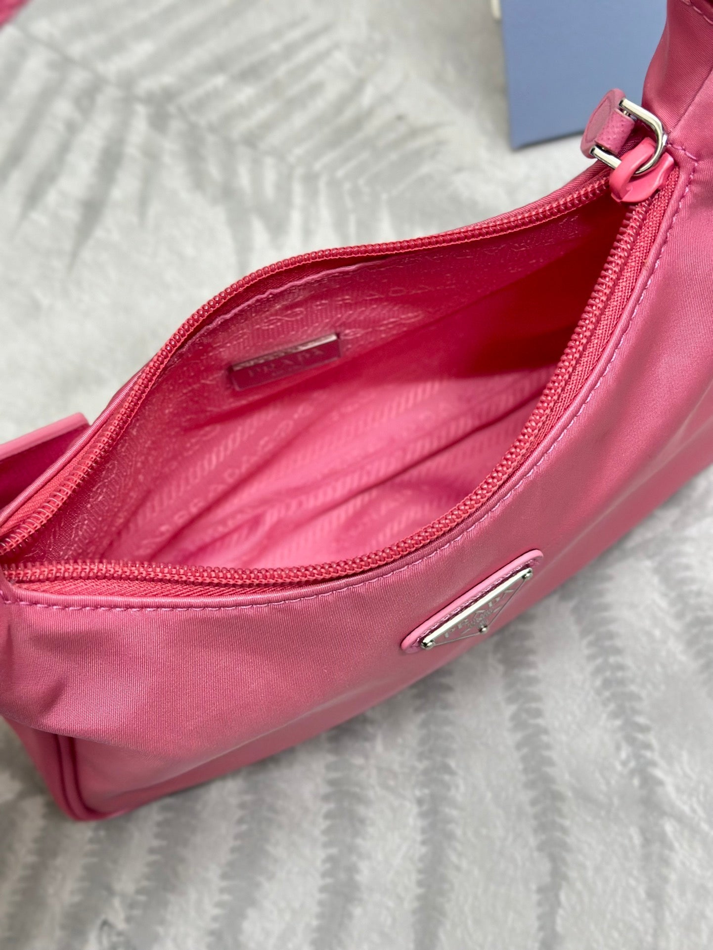 Prada Re-Edition 2000 Mini Bag Hot Pink Nylon 293850