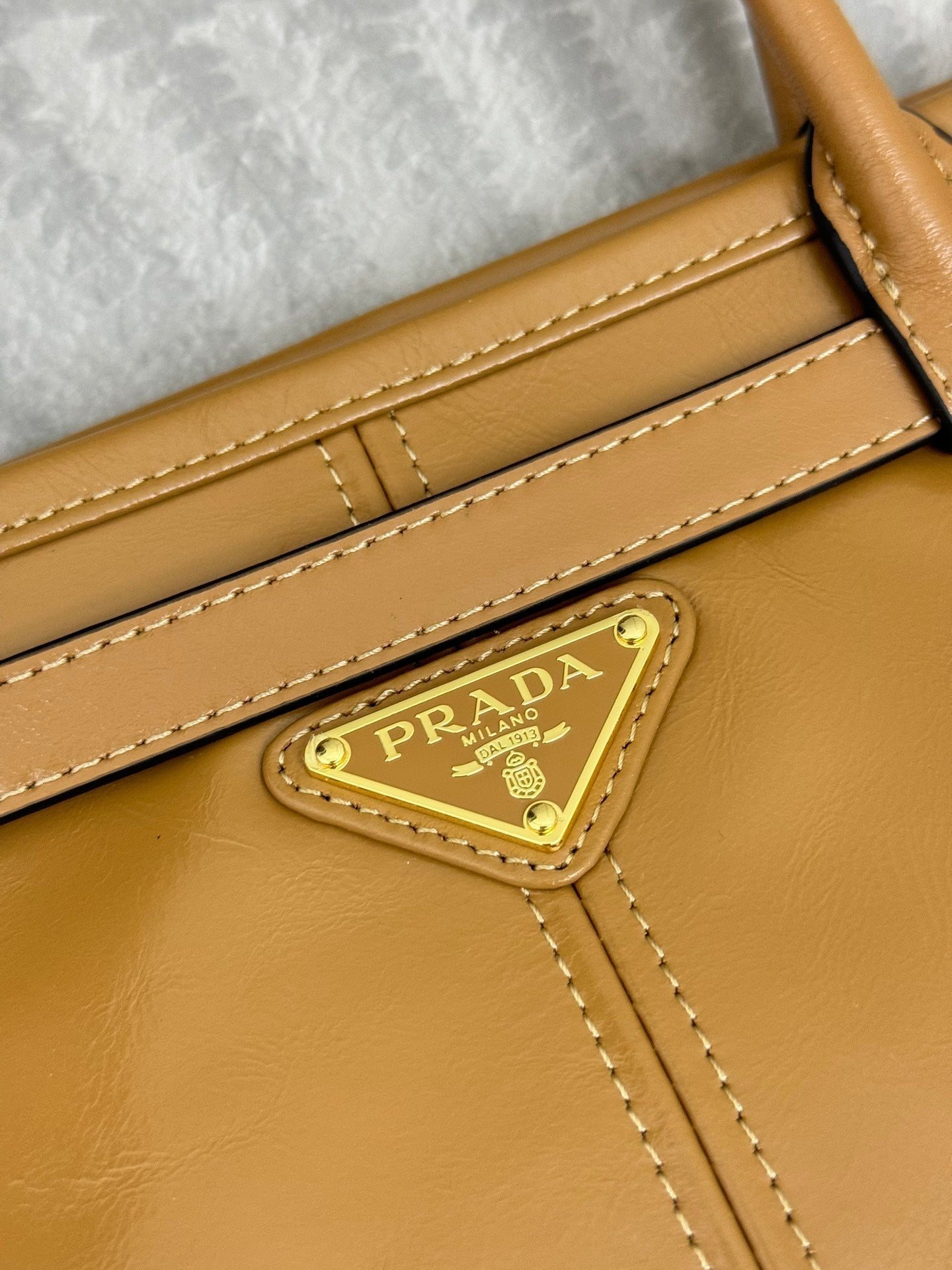 Prada Bonnie Extra-Large 42cm Brown Calfskin