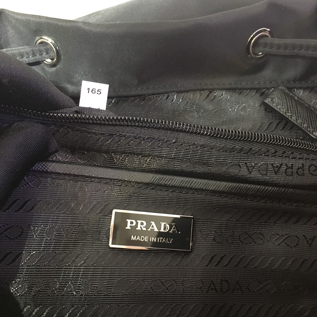 Prada 2026 Backpack 32cm Black Re-Nylon