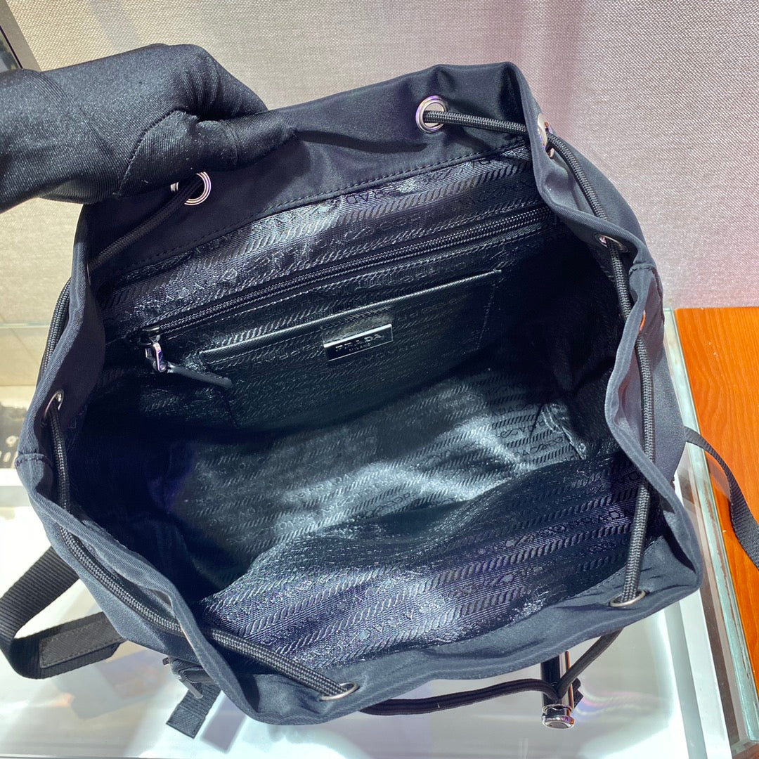 Prada 2026 Backpack 30cm Black Re-Nylon