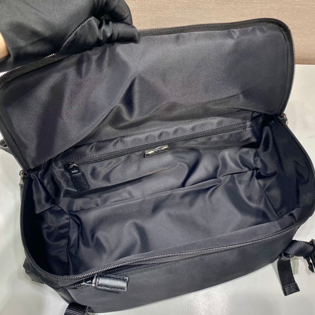 Prada Mini Messenger Bag 32cm Black Re-Nylon Leather