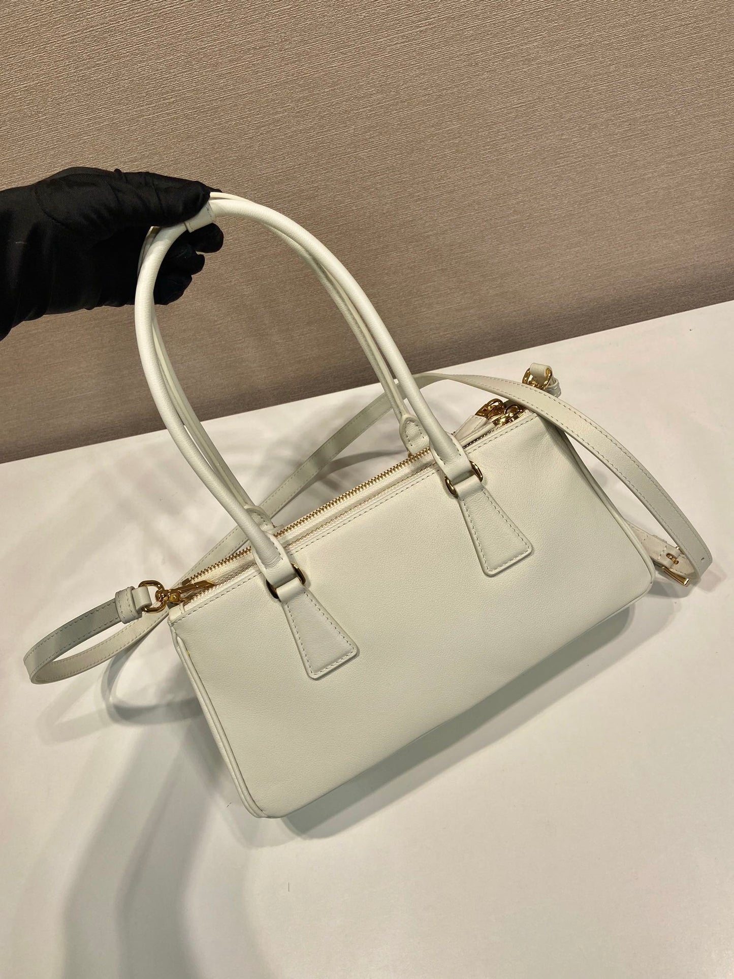 PRA New killer bag white calfskin 340497
