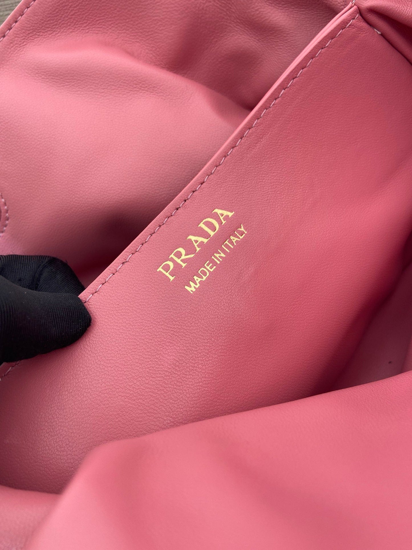 Prada Small Dada 25cm Pink Nappa Leather