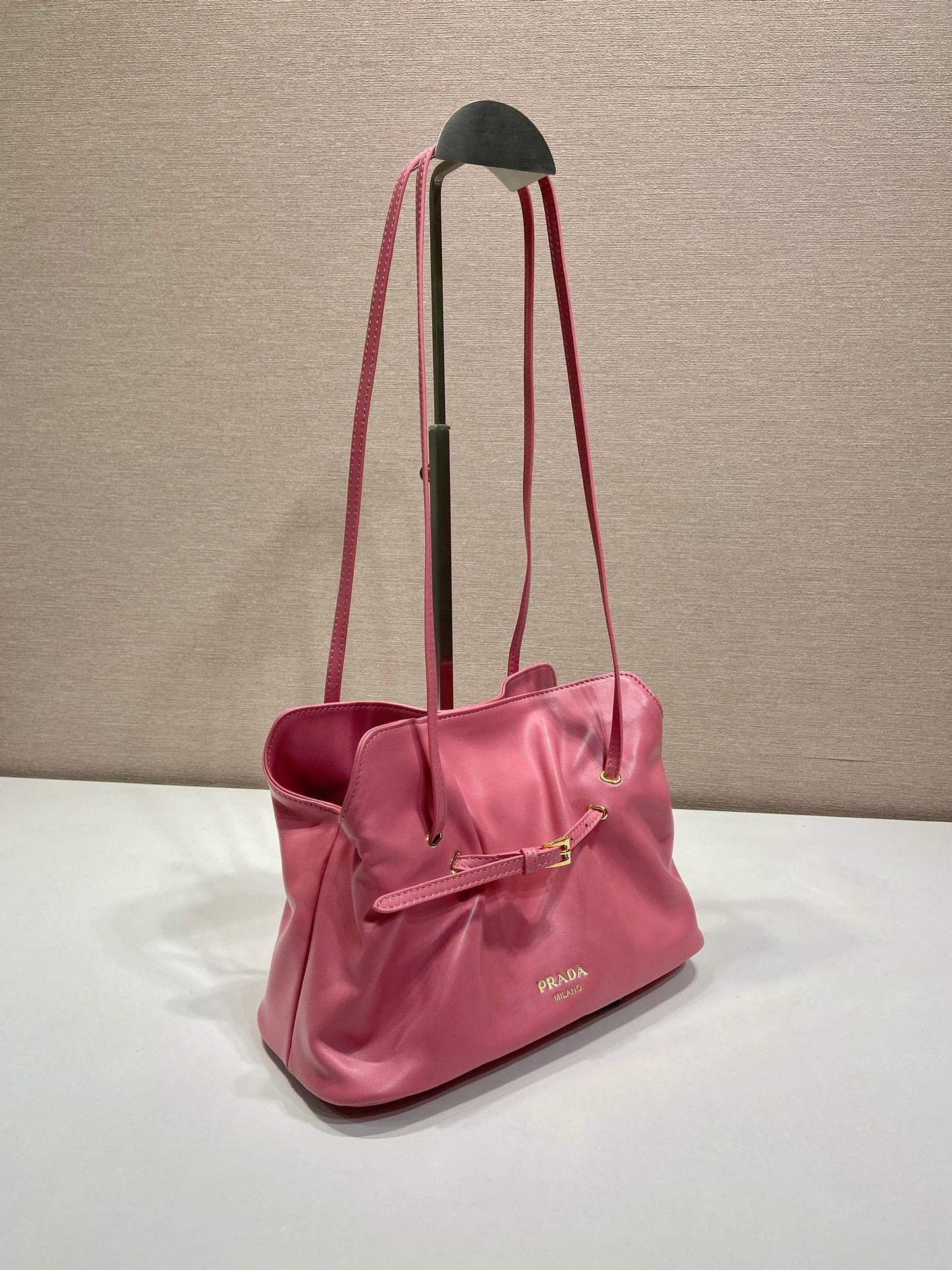 Prada Small Dada 25cm Pink Nappa Leather