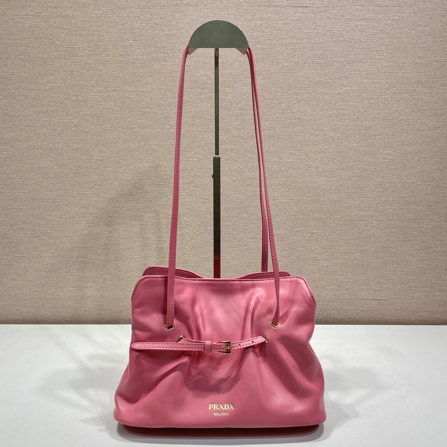 Prada Small Dada 25cm Pink Nappa Leather