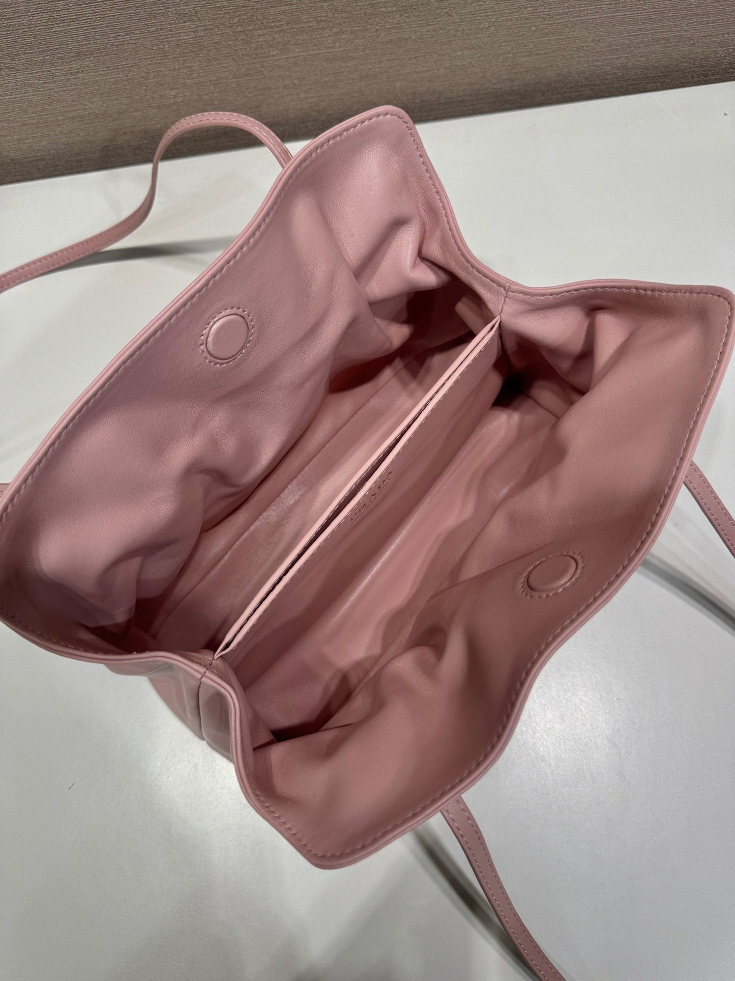 Prada Small Dada 25cm Light Pink Nappa Leather
