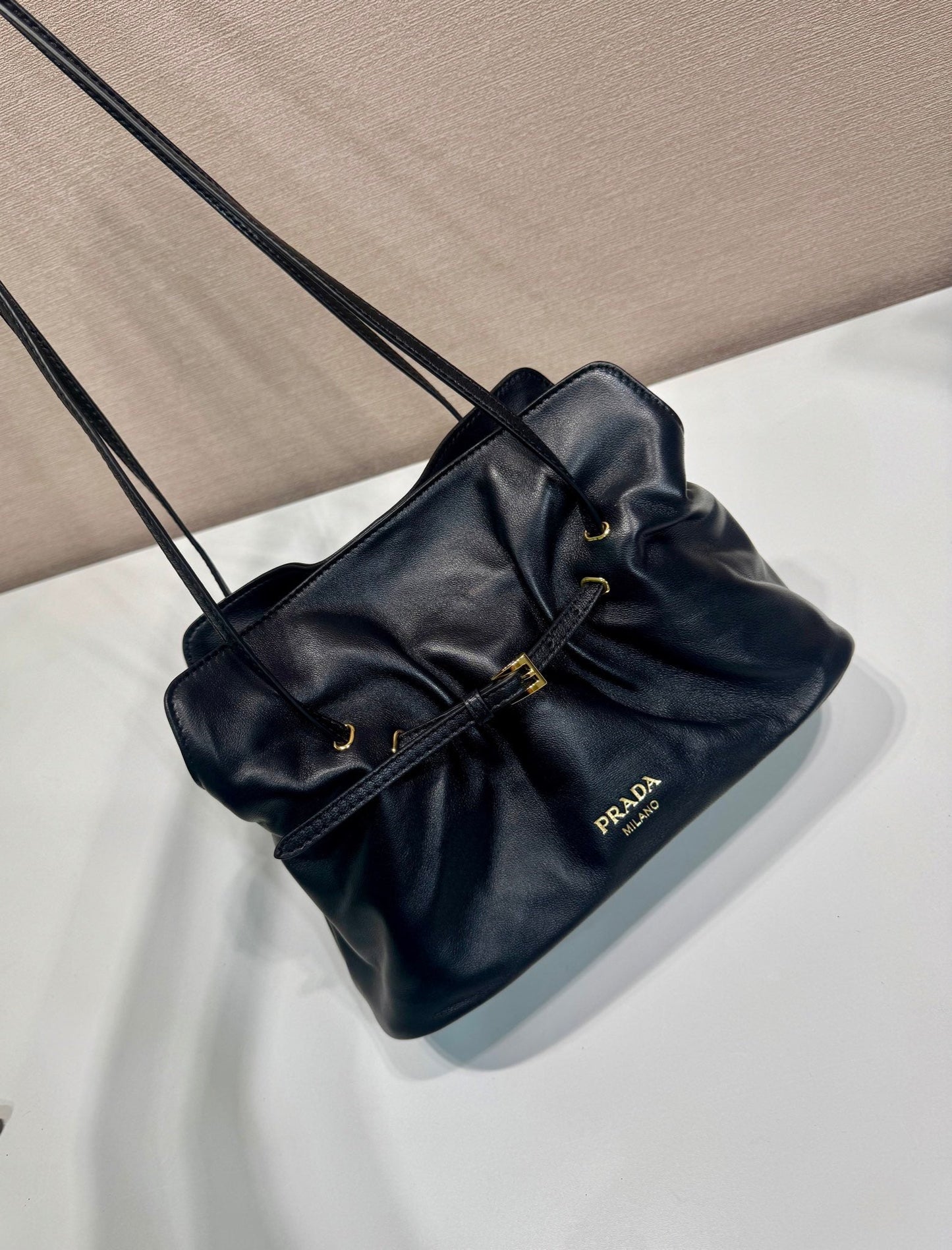 Prada Small Dada 25cm Black Nappa Leather