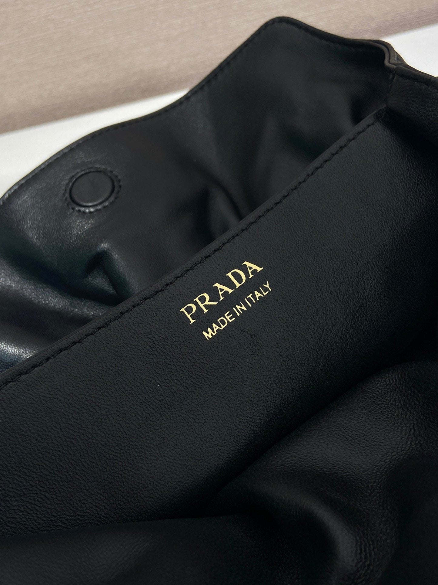 Prada Small Dada 25cm Black Nappa Leather