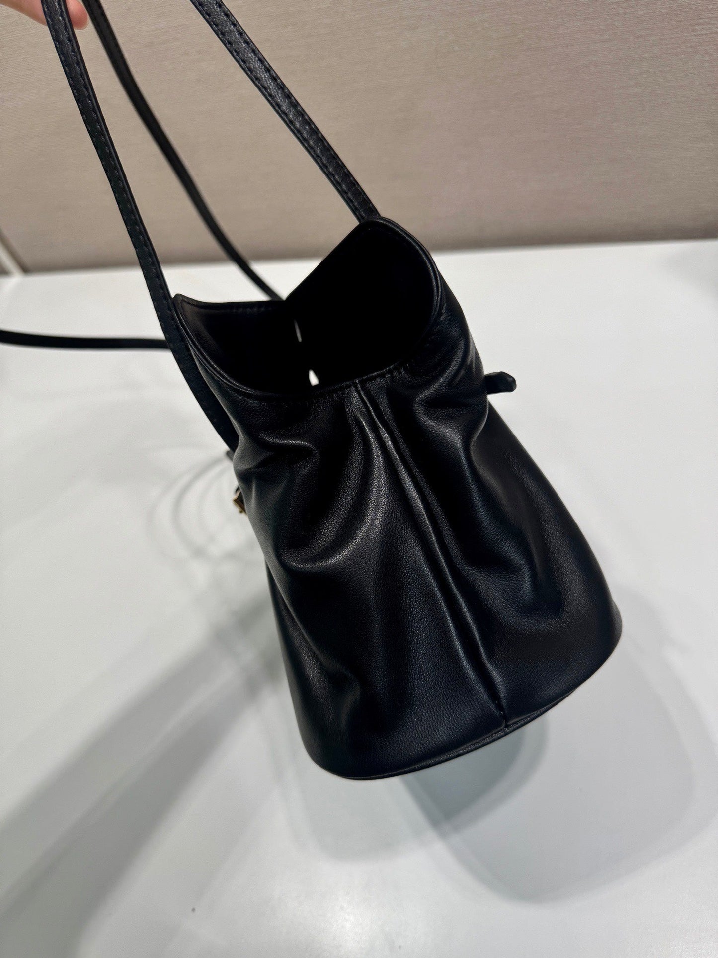 Prada Small Dada 25cm Black Nappa Leather