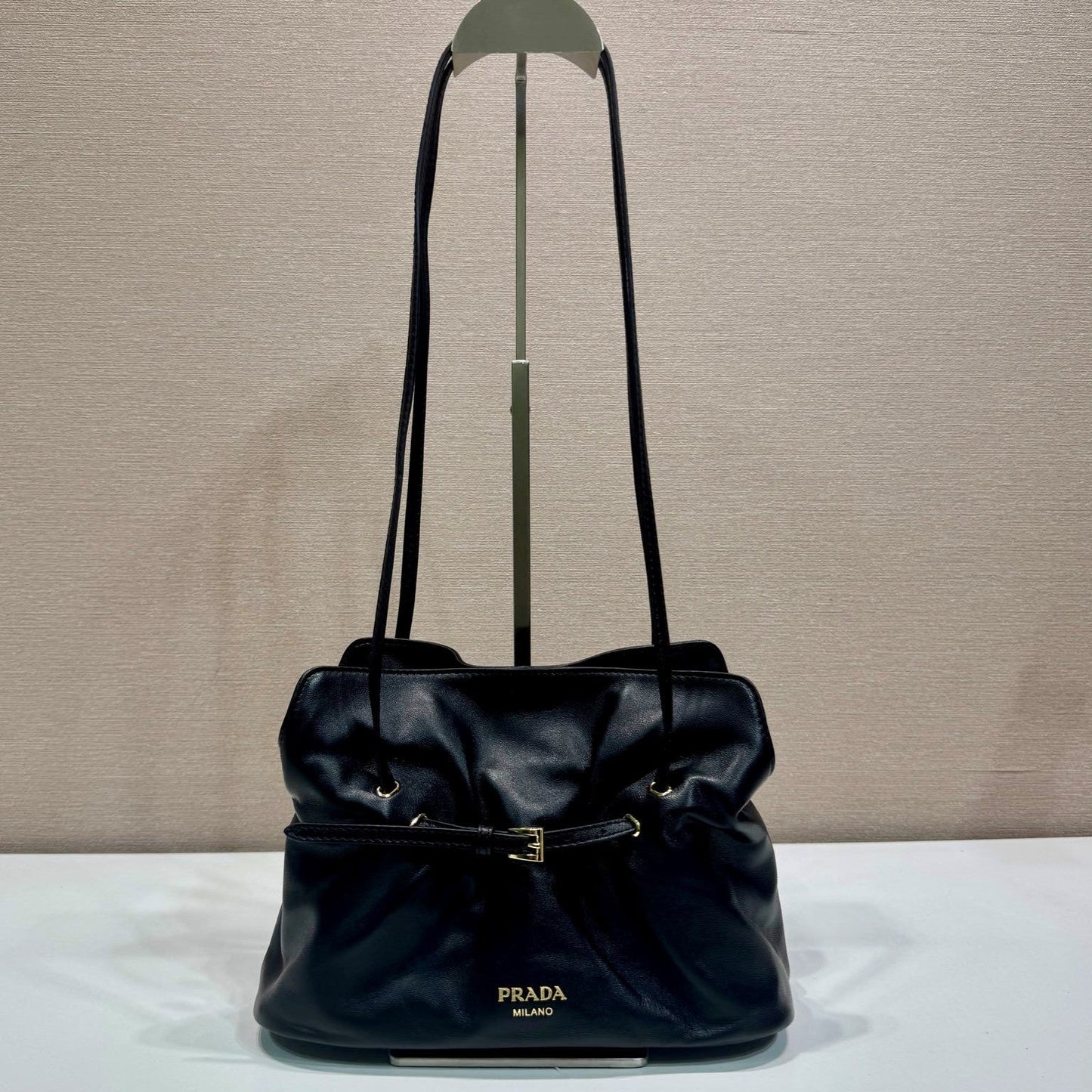 Prada Small Dada 25cm Black Nappa Leather