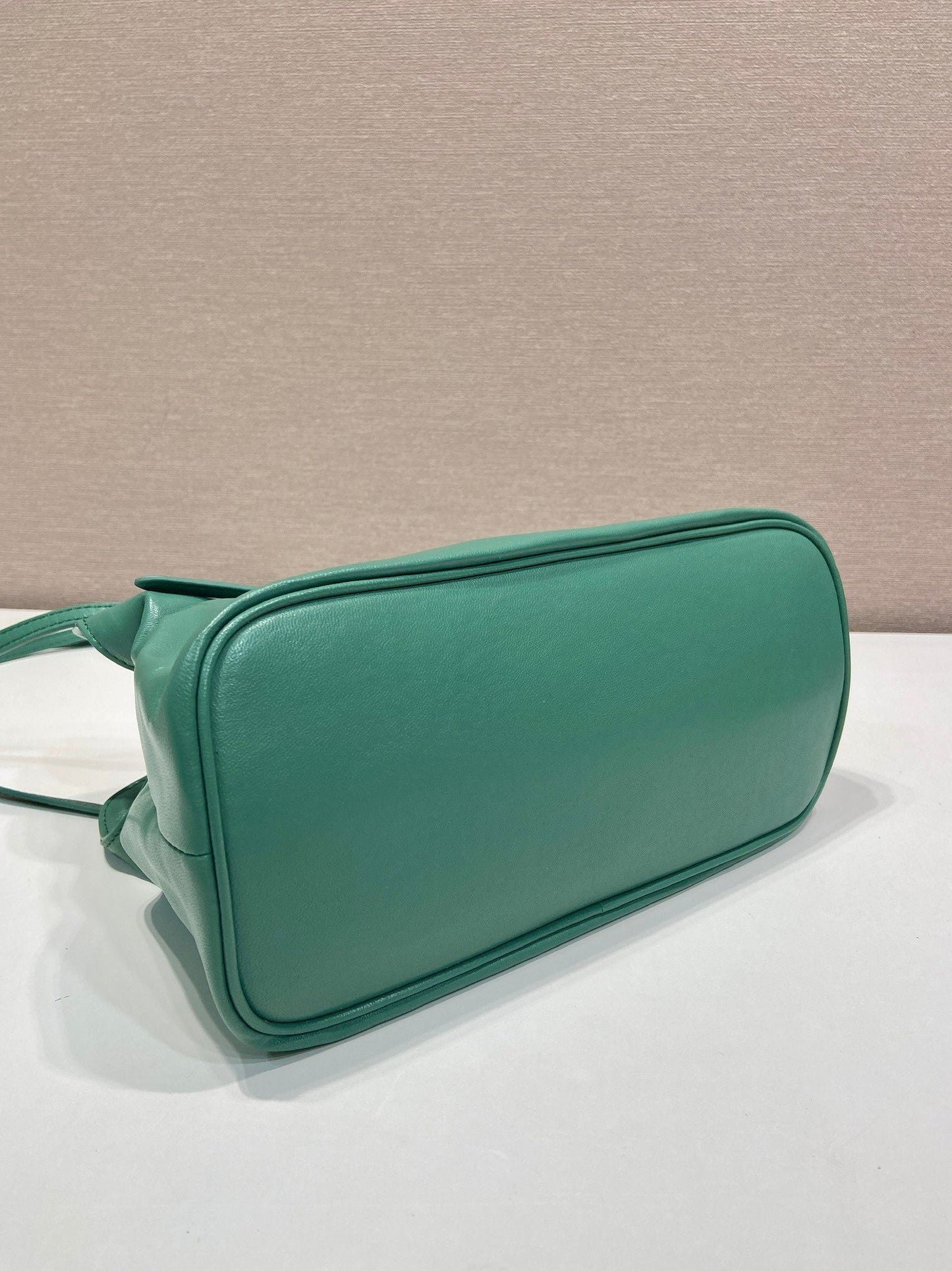 Prada Small Dada 25cm Teal Green Nappa Leather