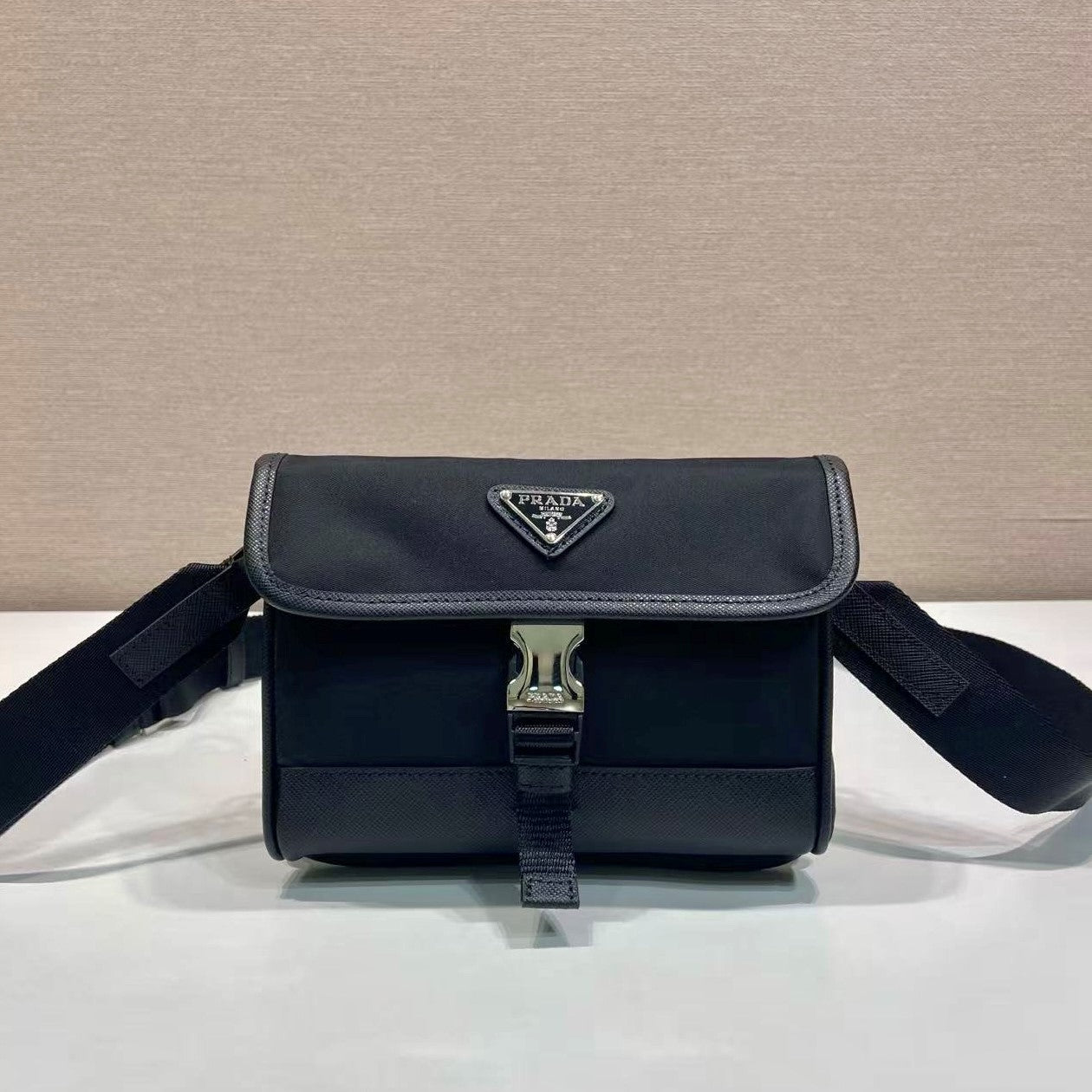 Prada 2026 Smartphone Case 18cm Black Re-Nylon