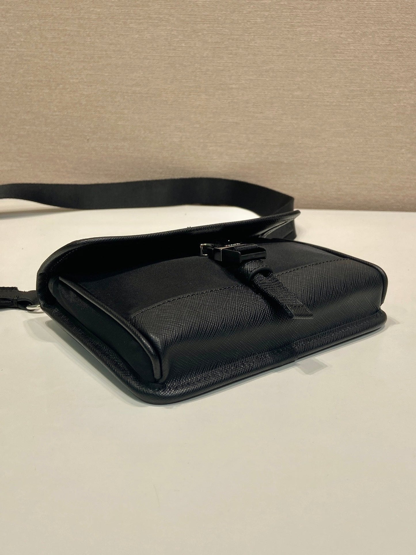 Prada 2026 Smartphone Case 18cm Black Re-Nylon