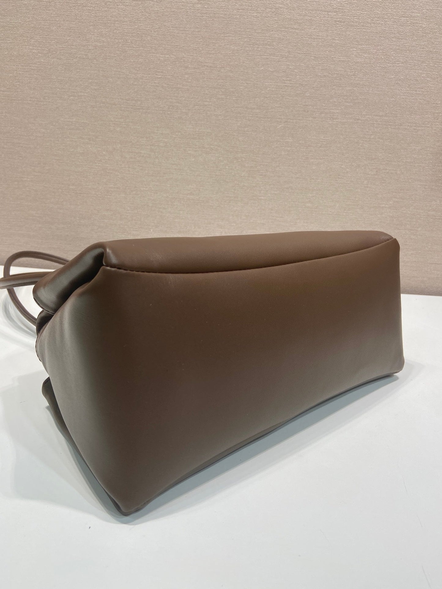 Prada Passage Medium Bag 28cm Brown Leather Re-Nylon