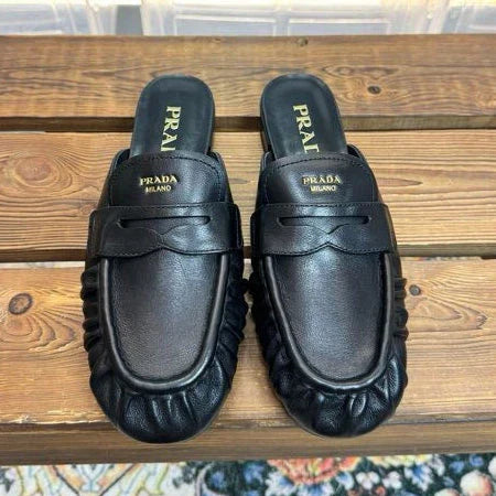 Prada 2026 Mule Black Leather