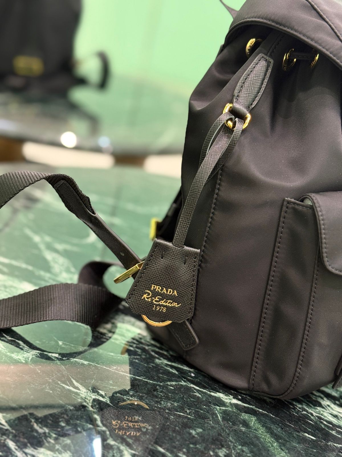 Prada Re-Edition 1978 Small Backpack Black Re-Nylon