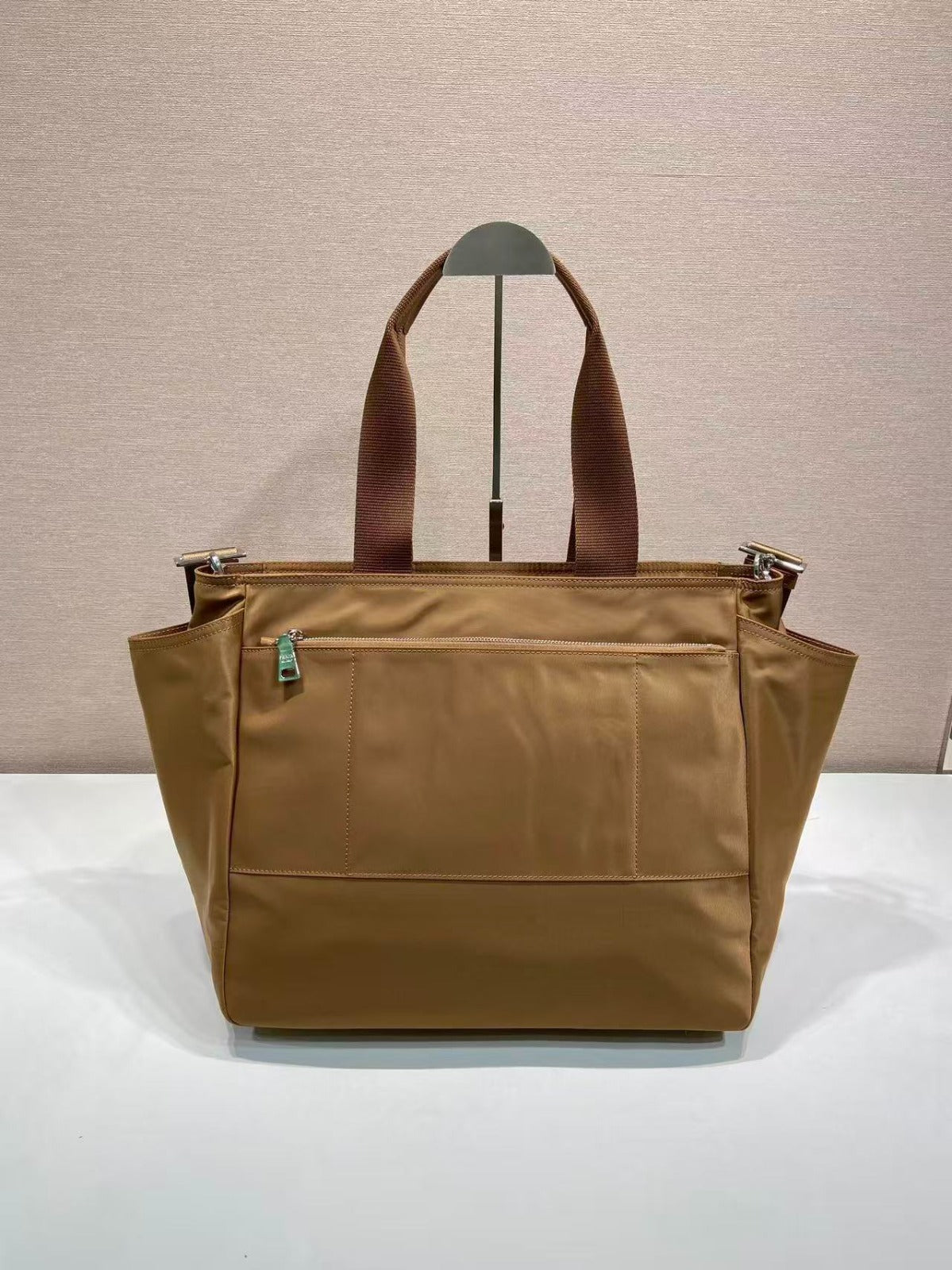 Prada Baby Bag Brown Re-Nylon