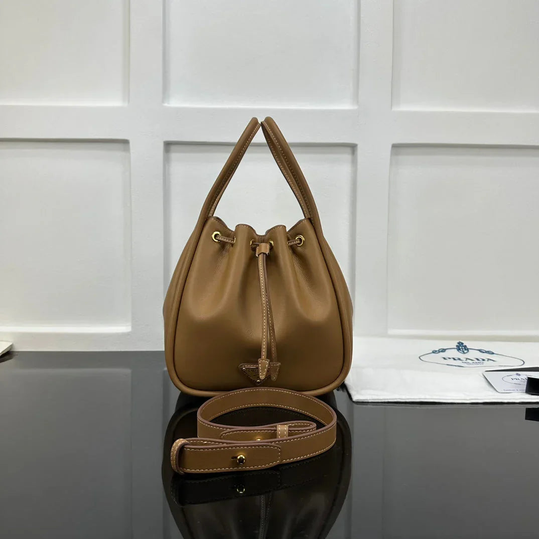 Prada 2026 Darling Bucket Bag 22cm Calfskin