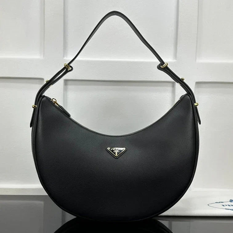 Prada 2026 Arque Shoulder Bag 35cm Calfskin