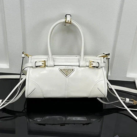Prada 2026 Bonnie Mini Handbag 24cm Patent Leather