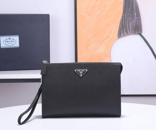 Prada 2026 Saffiano Document Case 24cm Calfskin