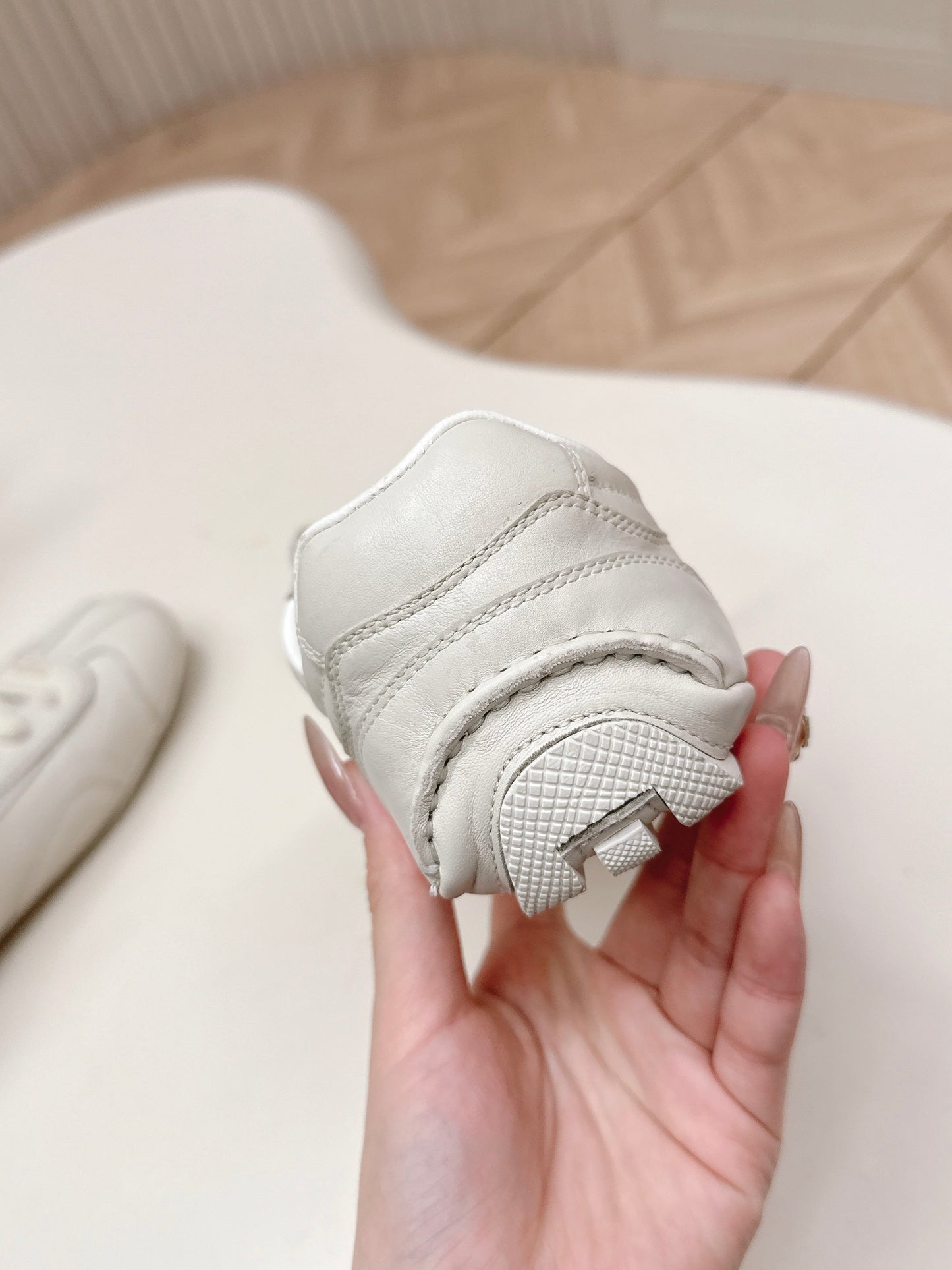 Prada 26ss German Training Off White Leather 644221