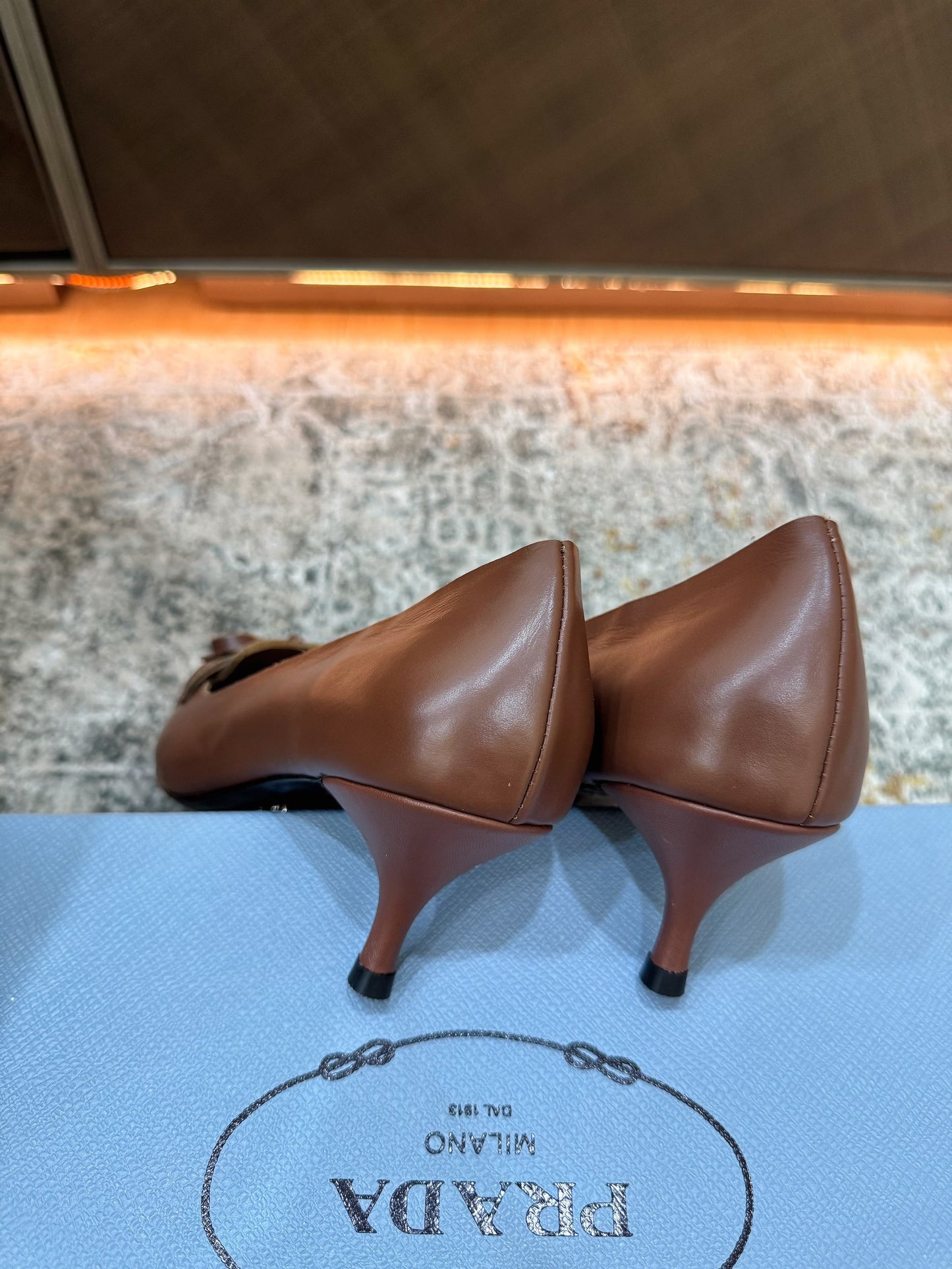 Prada 26s Pump 6cm Black Cowhide 804088