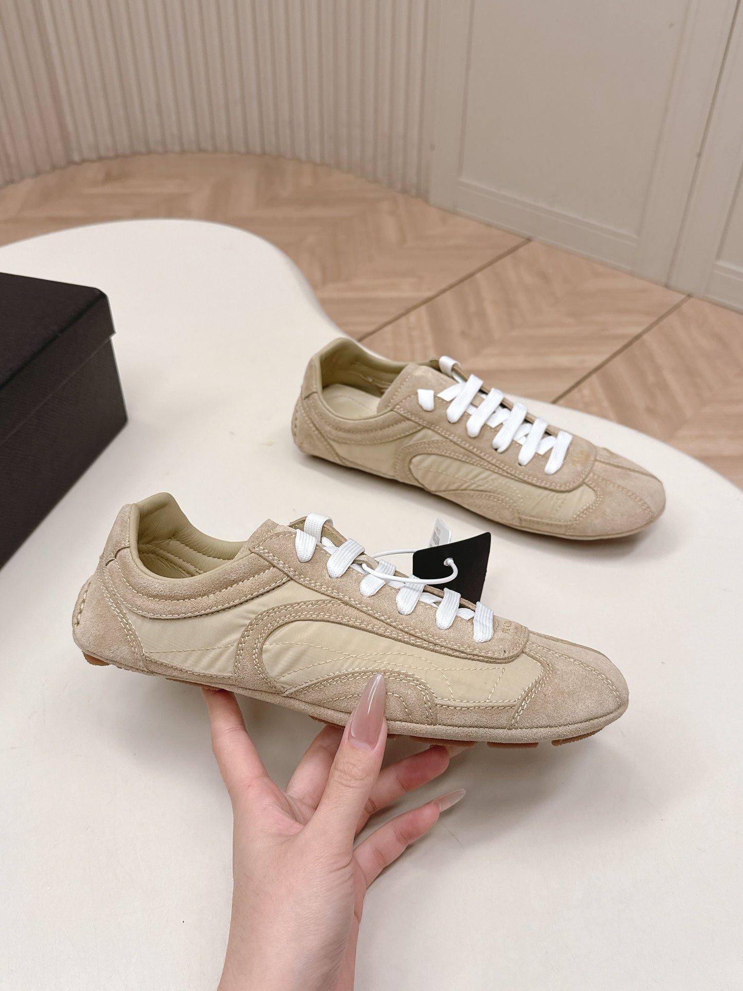 Prada 26ss German Training Khahi Suede Re Nylon 644209