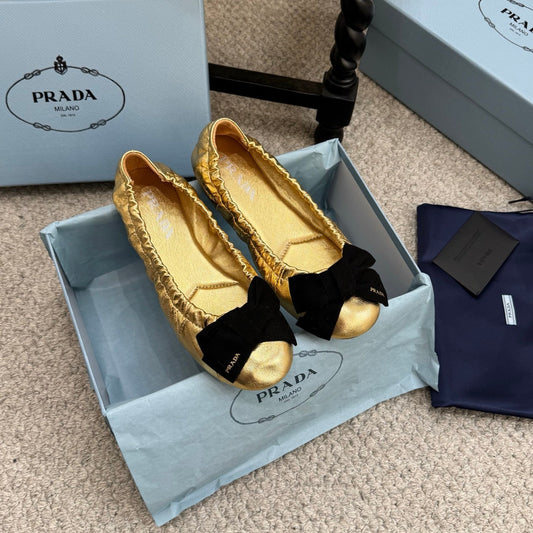 Pra 26s Ballet Flat Gold Sheepskin 635249