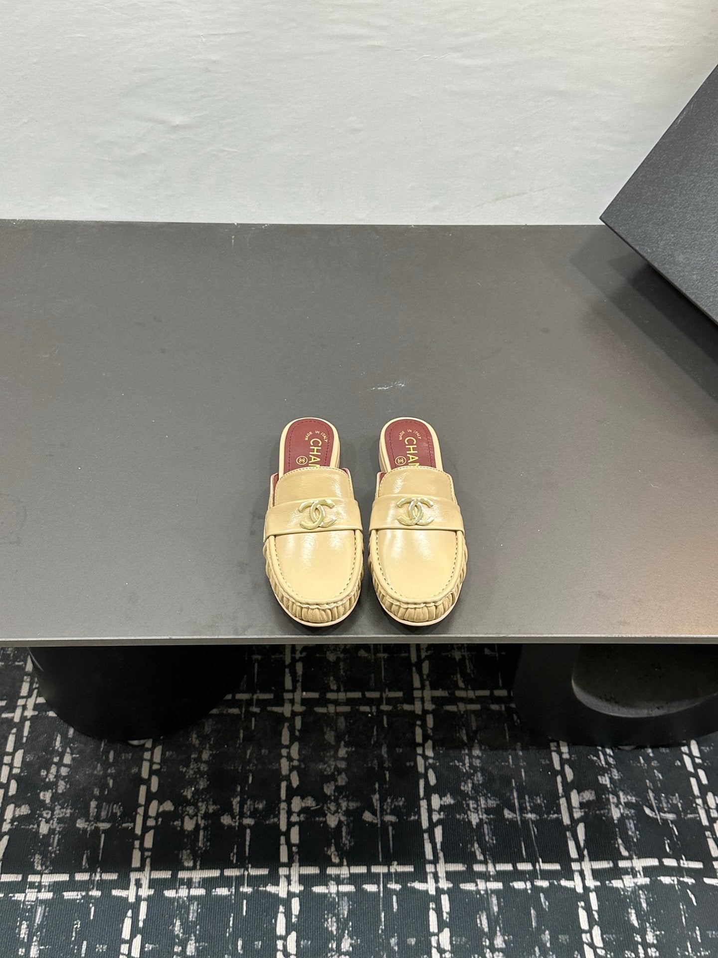 Chanel 2026 Double C Logo Loafers Leather Sheepskin 832503