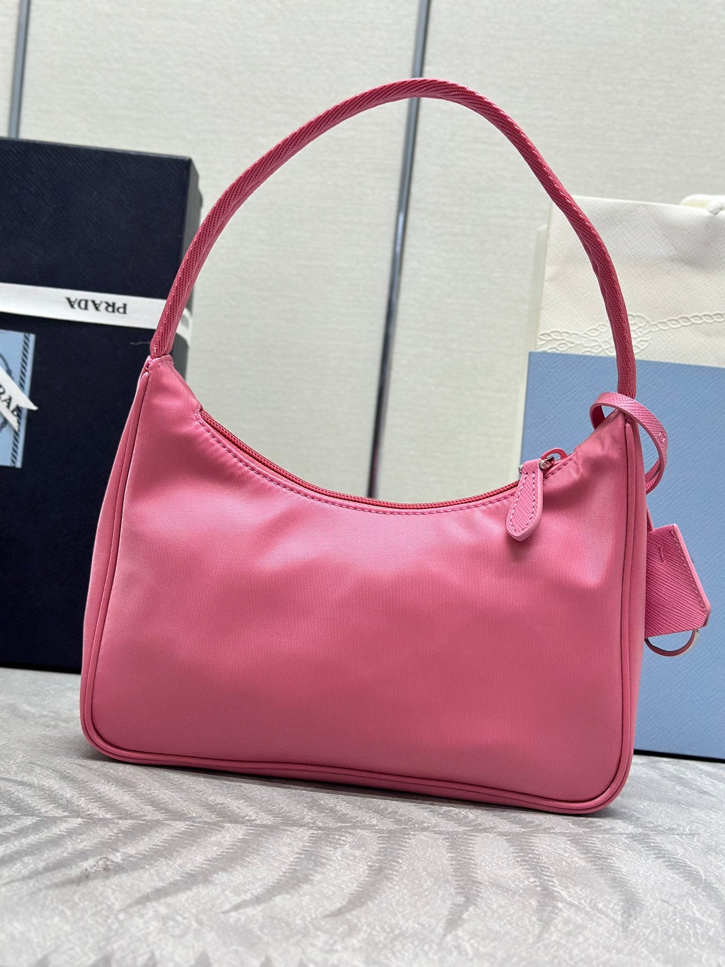 Prada Re-Edition 2000 Mini Bag Hot Pink Nylon 293850