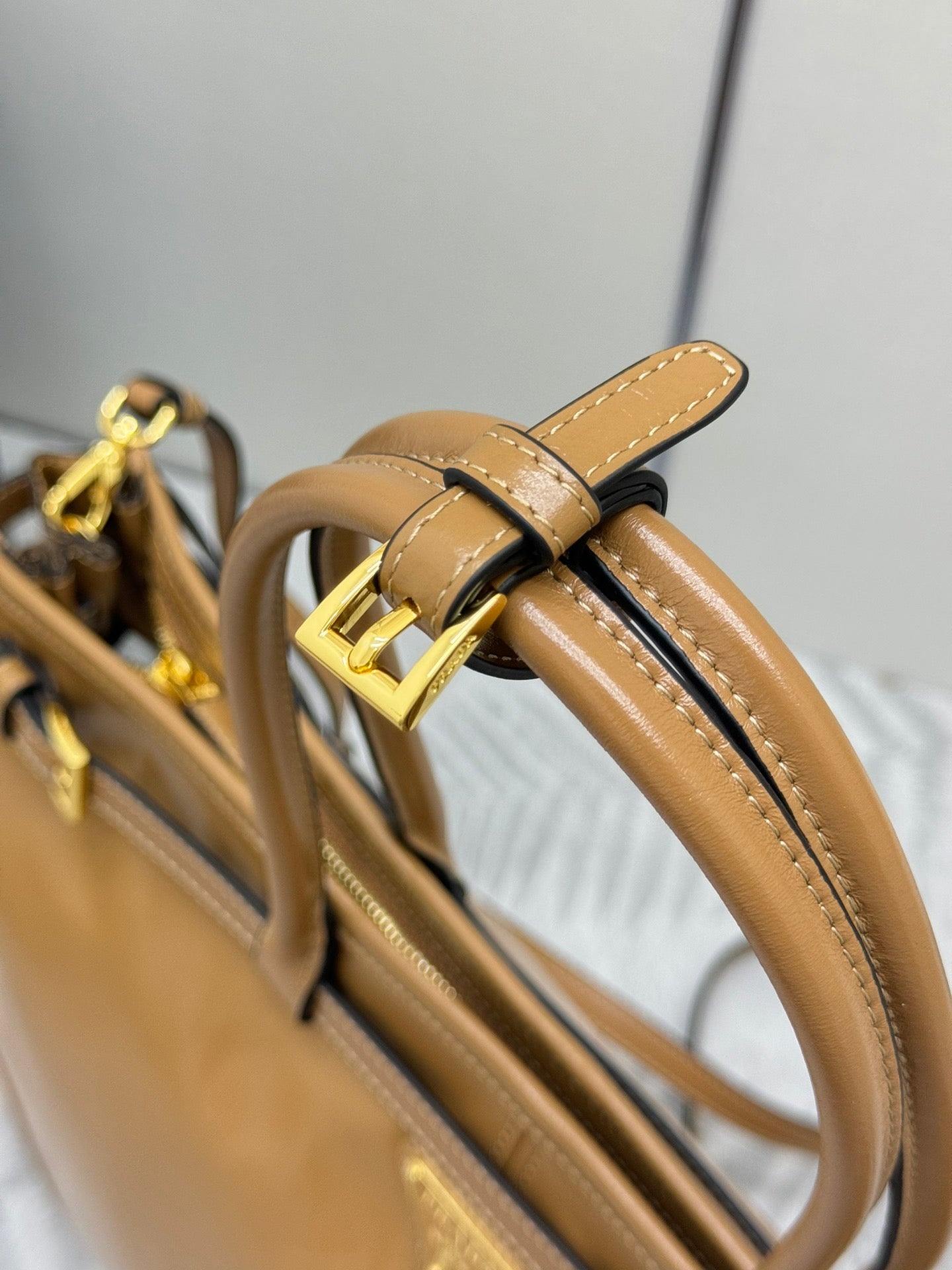 Prada Bonnie Extra-Large 42cm Brown Calfskin