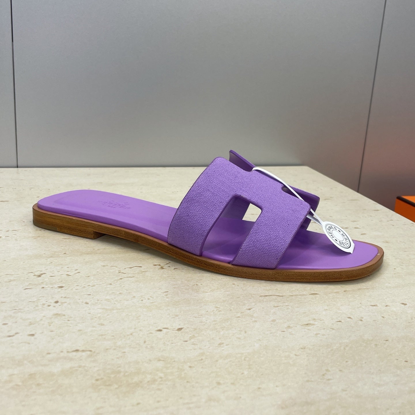 HM 26ss Oran Sandals Purple Calfskin 607235