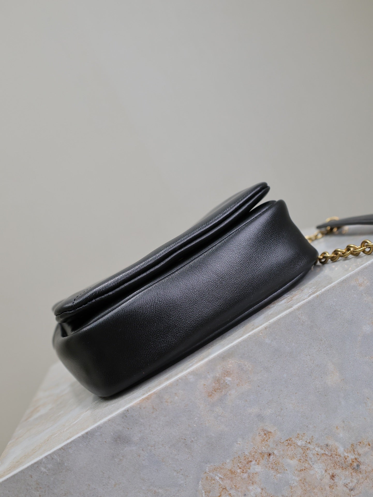 Prada Mini Jamie 4.3 Shoulder Bag 16cm Black Lambskin GHW