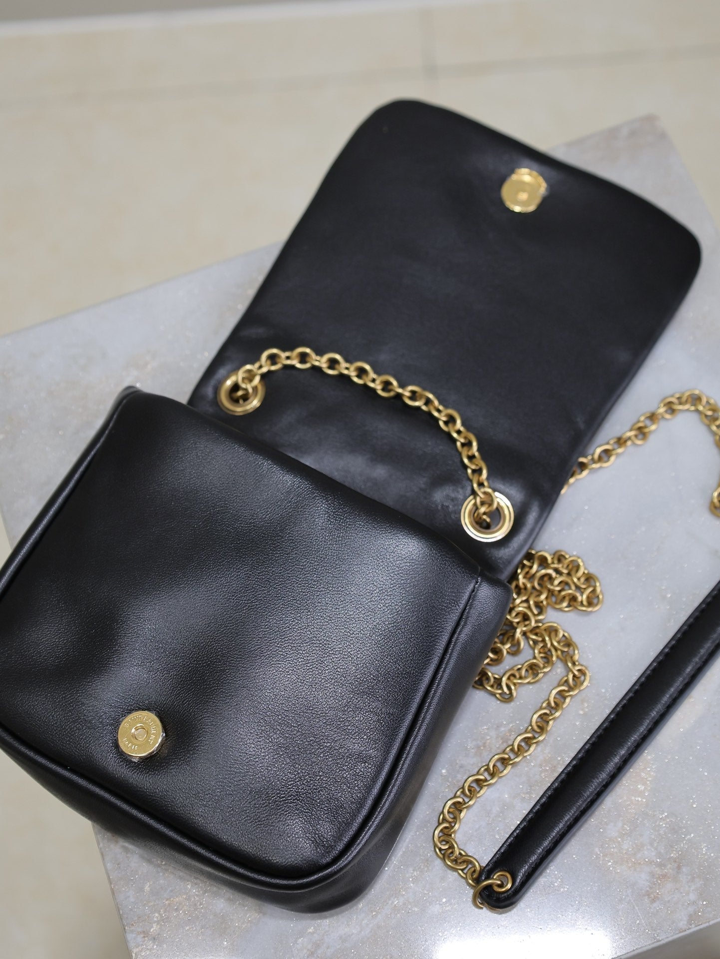 Prada Mini Jamie 4.3 Shoulder Bag 16cm Black Lambskin GHW