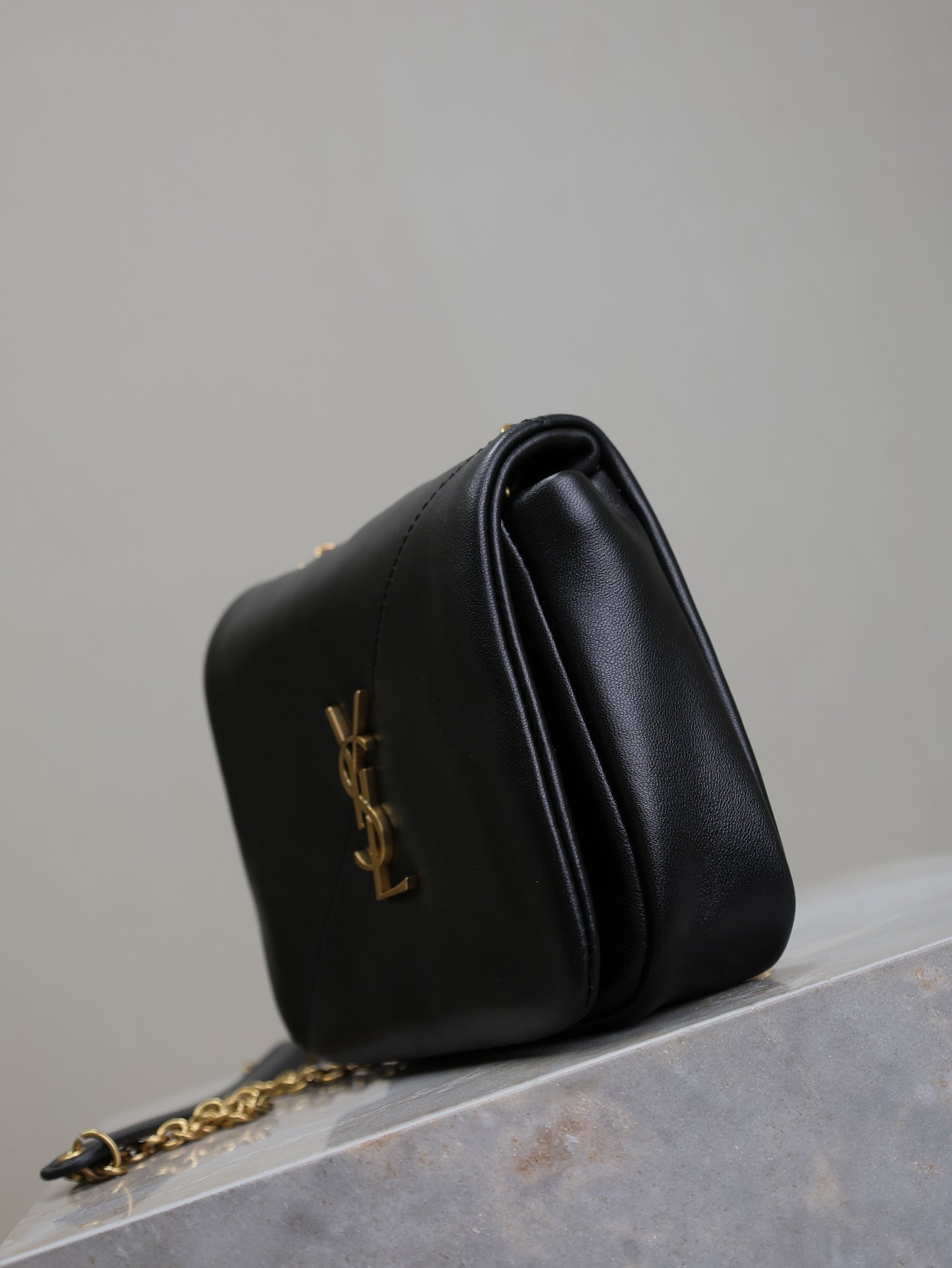 Prada Mini Jamie 4.3 Shoulder Bag 16cm Black Lambskin GHW