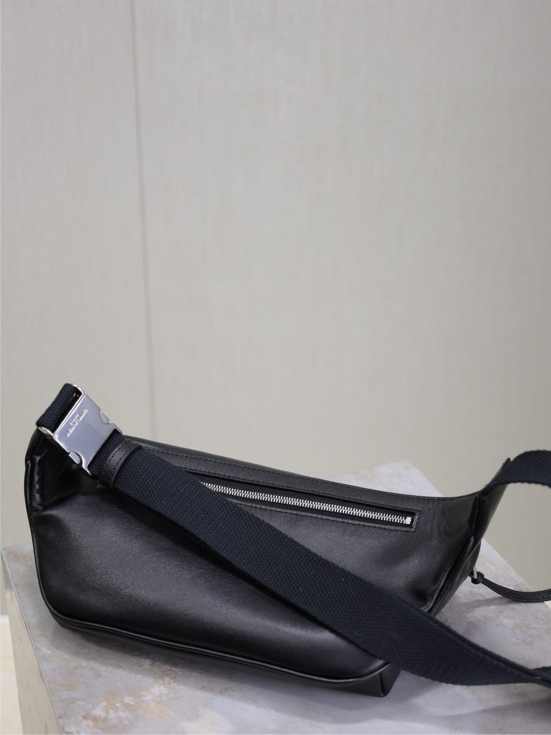 Prada Classic Belt Bag 26cm Black Lambskin