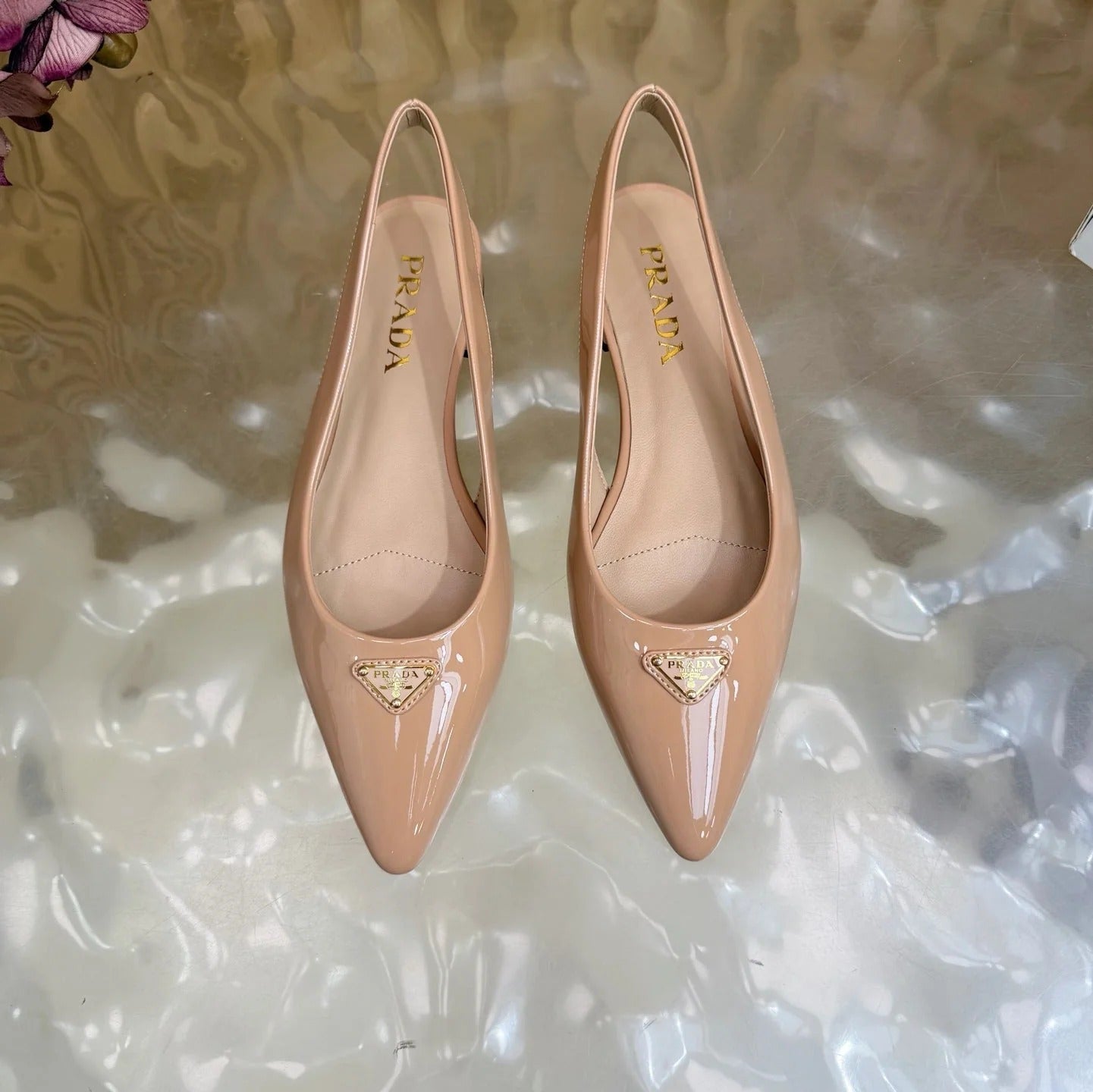 Prada 2026 Slingback Patent Leather 854174