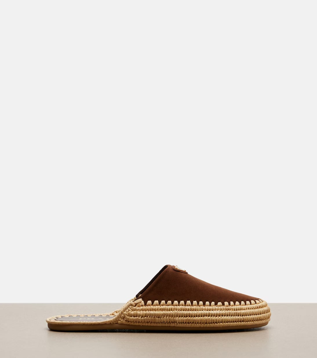Prada 26s Mules Cocoa Brown Suede